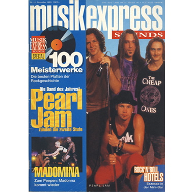 musikexpress Cover 1992 - 1993