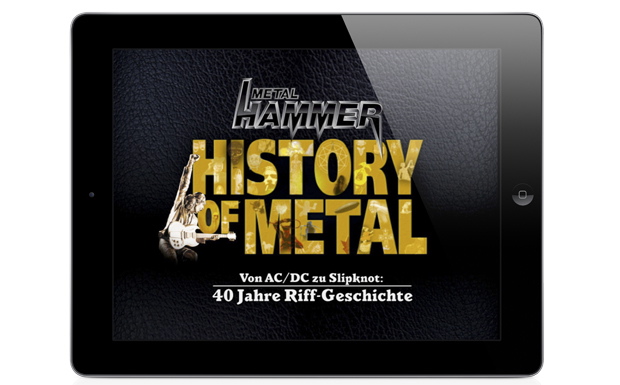 Eindrücke aus der METAL HAMMER iPad-App "History of Metal"