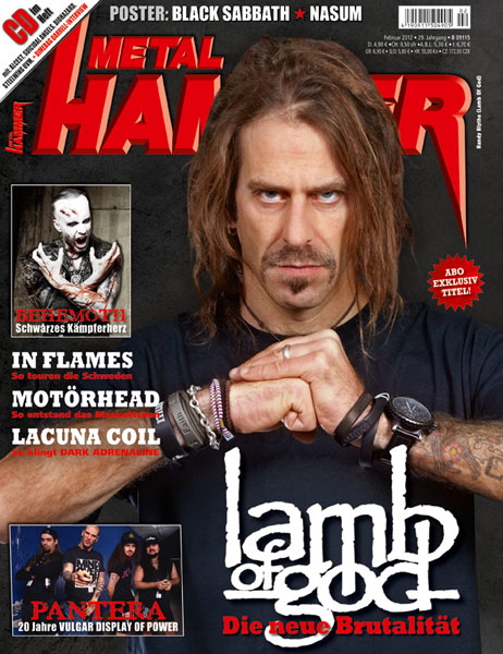 METAL HAMMER Titelbild Abo 02/2012