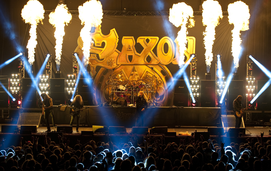 Saxon live, Out & Loud Festival 2014 in Geiselwind