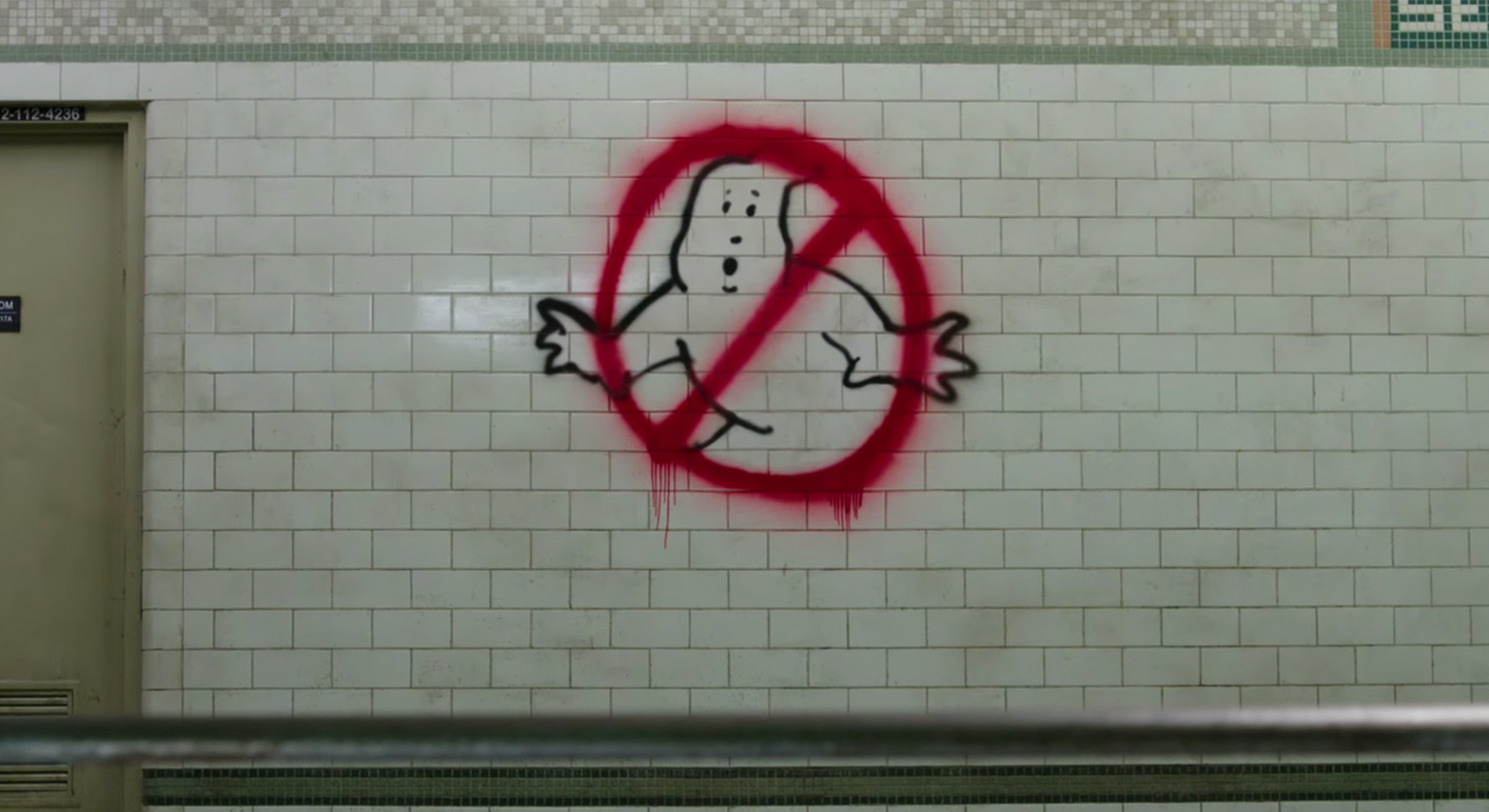 Das ikonische Logo der Ghostbusters