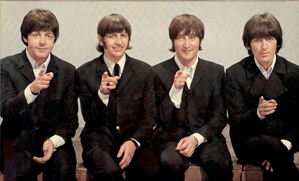 Die Beatles im Jahr 1966 bei Top Of The Pops