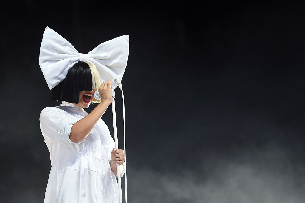 Sia bei ihrem Auftritt auf dem V Festival Ende August in Chelmsford in Großbritannien