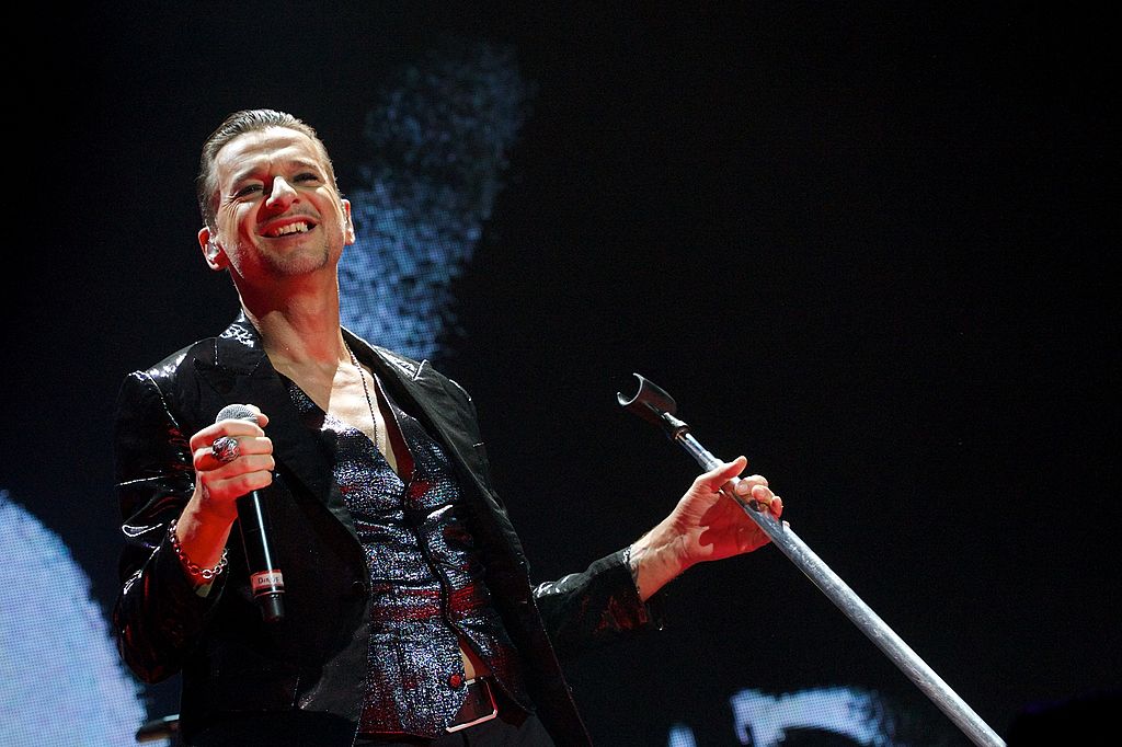 Dave Gahan bei einem Depeche-Mode-Konzert im Januar 2014 in Madrid