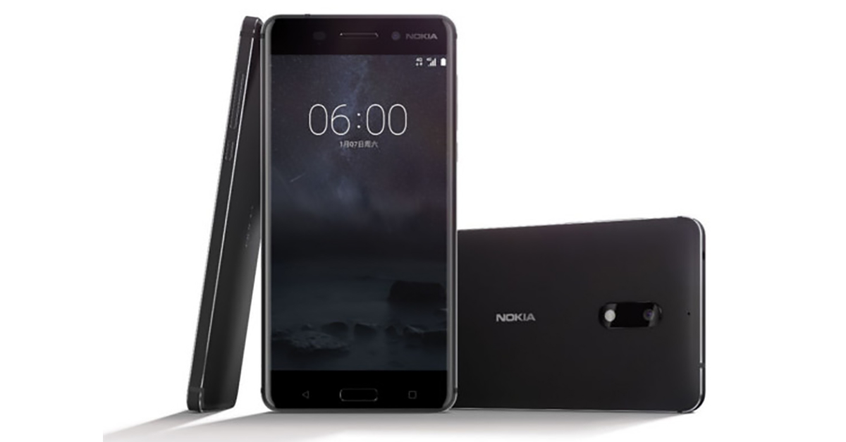 So sieht das neue Nokia-Smartphone Nokia 6 aus.