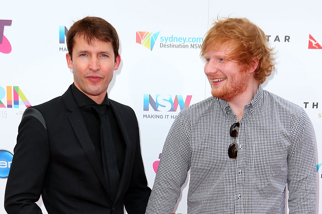 Kennen und mögen sich: James Blunt und Ed Sheeran, hier im November 2015 in Sydney