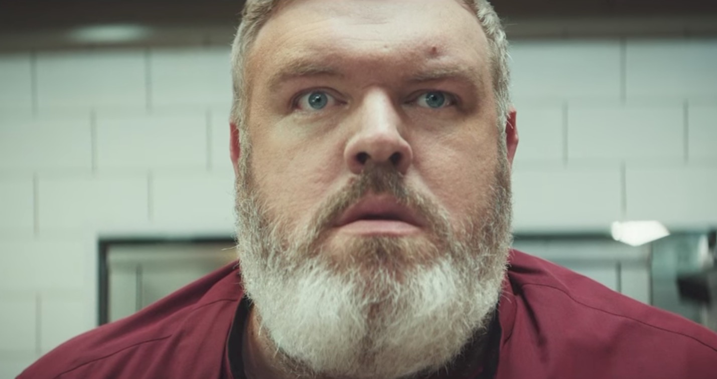 „Lunchtime is coming“: Kristian „Hodor“ Nairns in einem Werbeclip für eine Fast-Food-Kette