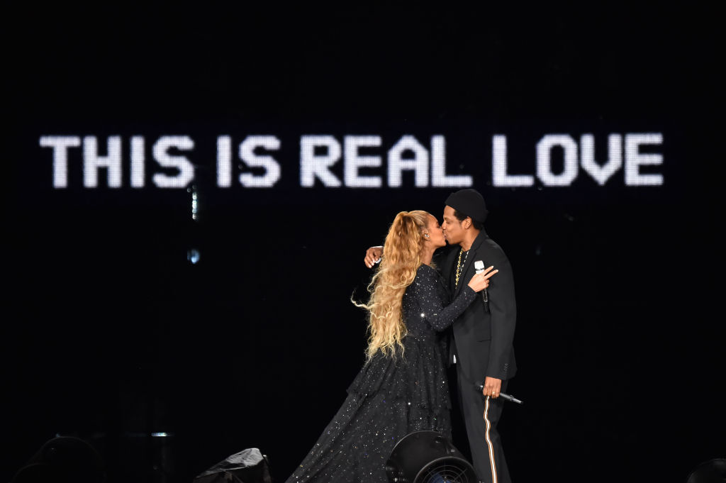 Beyoncé and Jay-Z live auf der Bühne