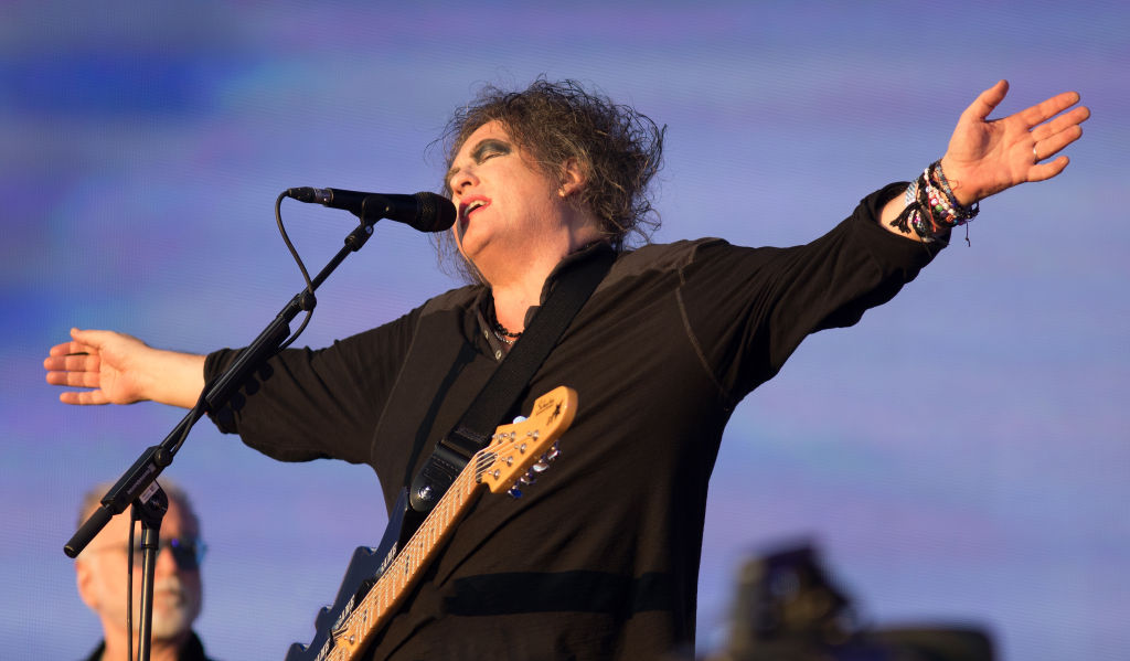 Robert Smith mit The Cure