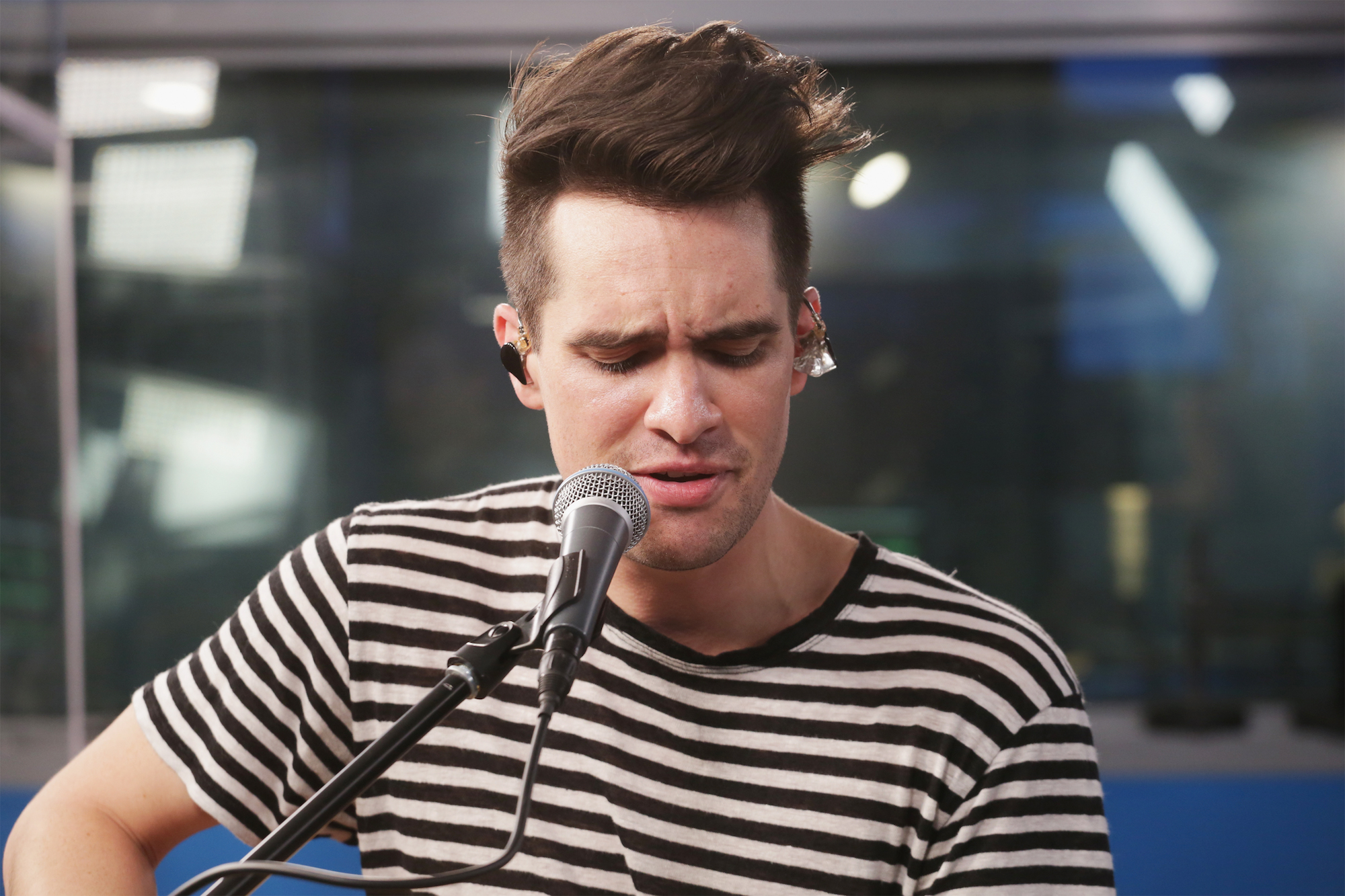 Brendon Urie von Panic! at the Disco in den SiriusXM Studios in New York am 28. Juni 2018