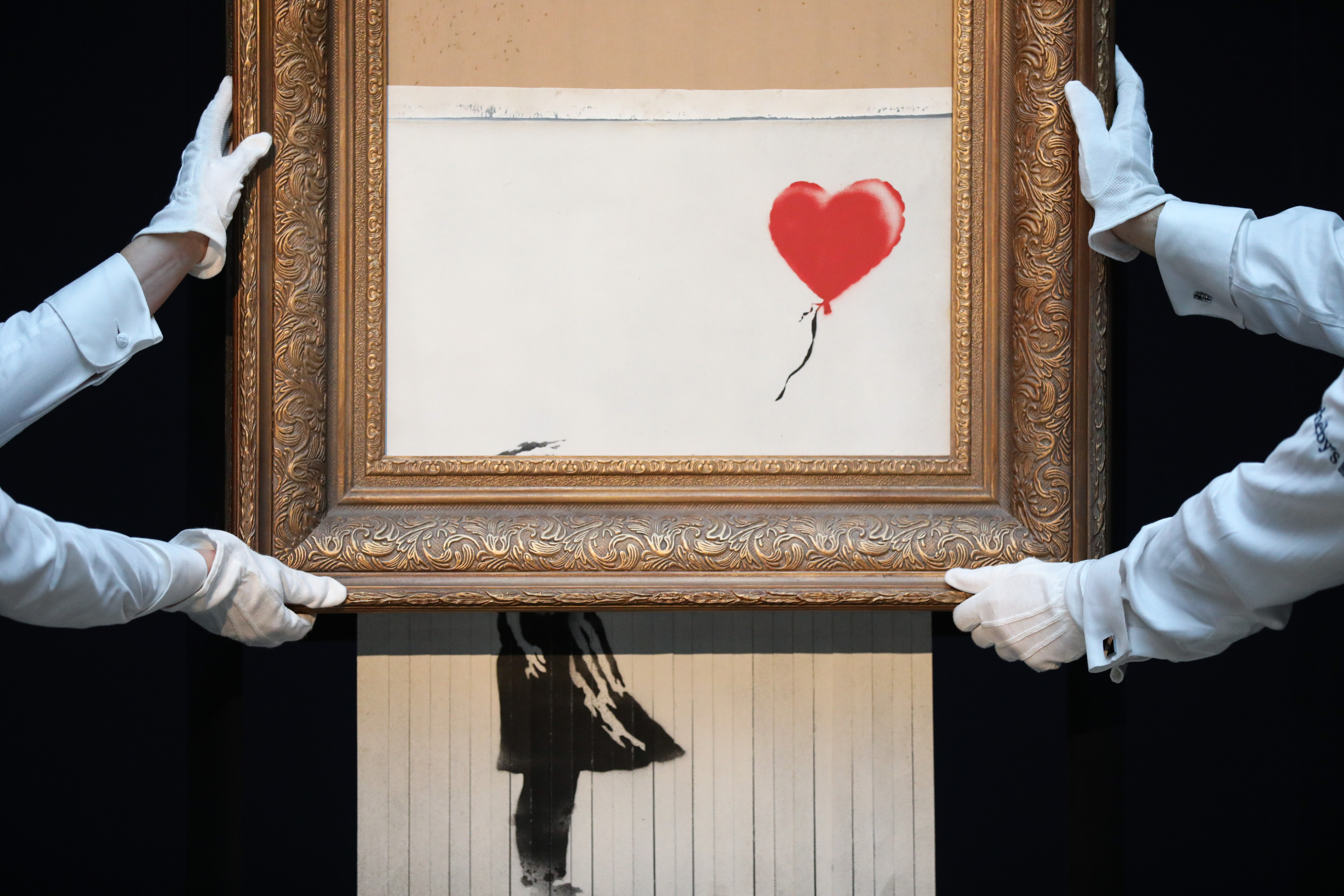 Banksy „Girl With Balloon“ Sotheby's