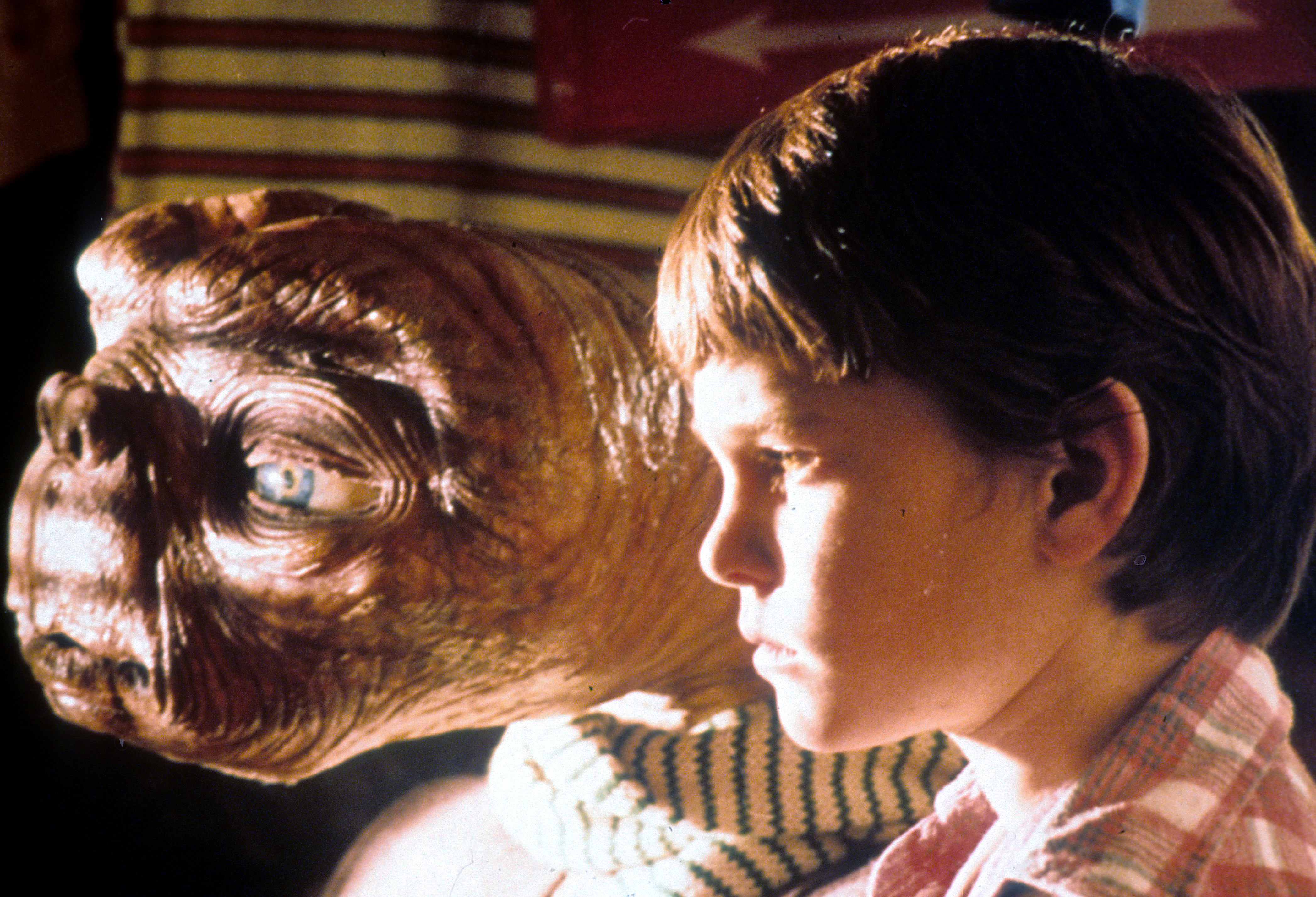 Henry Thomas in einer Szene aus dem Film „E.T.“, 1982