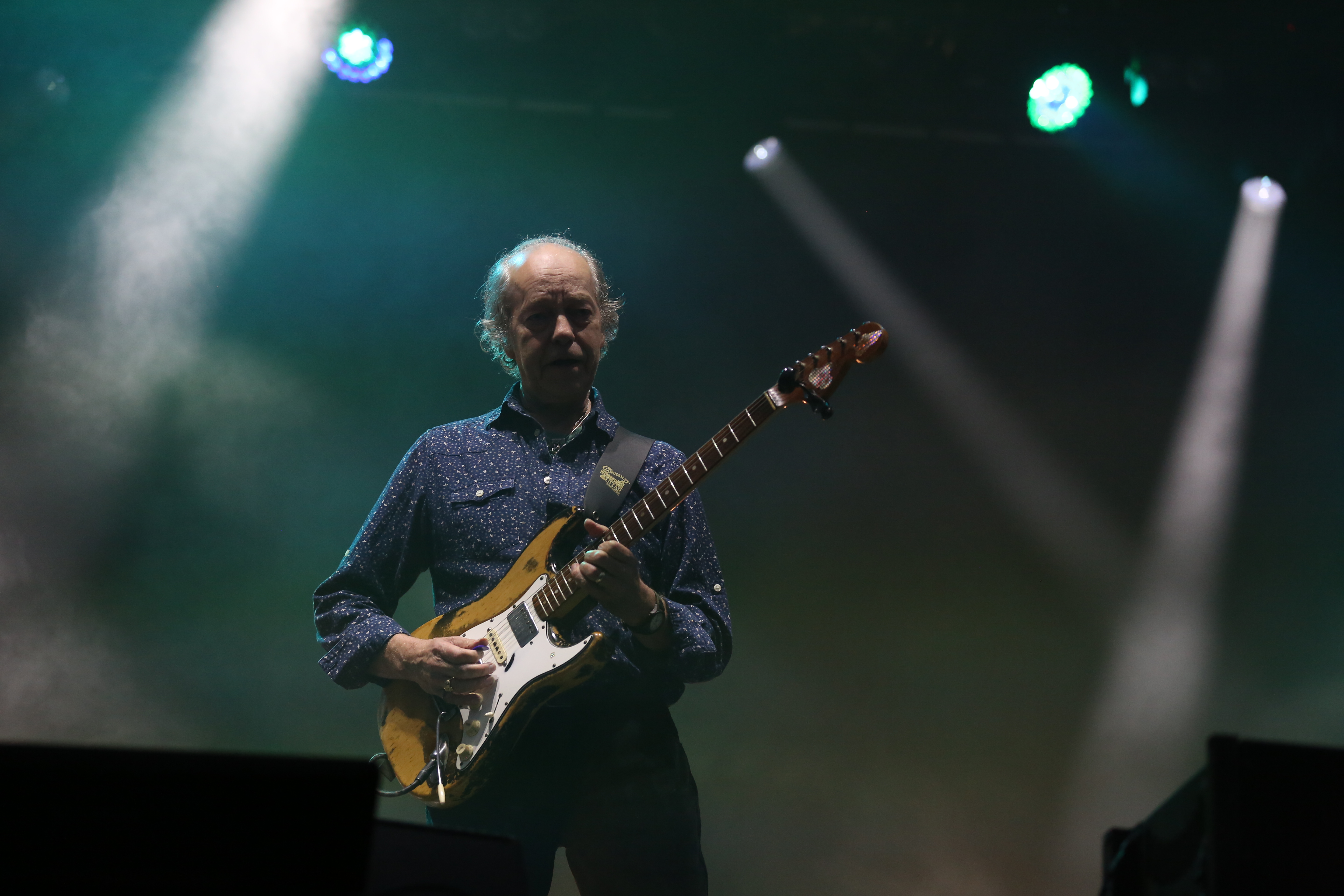 Eric Bell von Thin Lizzy hier 2019 beim „Feile Music Festival“.