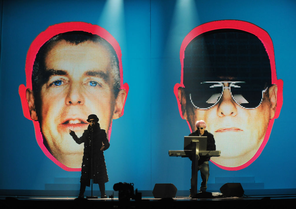 Pet Shop Boys Neil Tennant und Chris Lowe hier 2009 bei den Brit Awards in London.