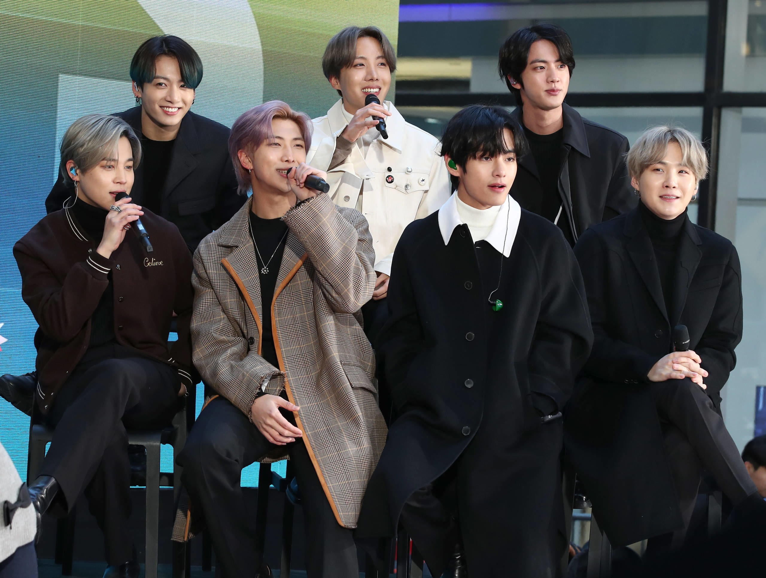 K-Pop-Band BTS bei der „Today”-Show am 21. Februar 2020 in New York.
