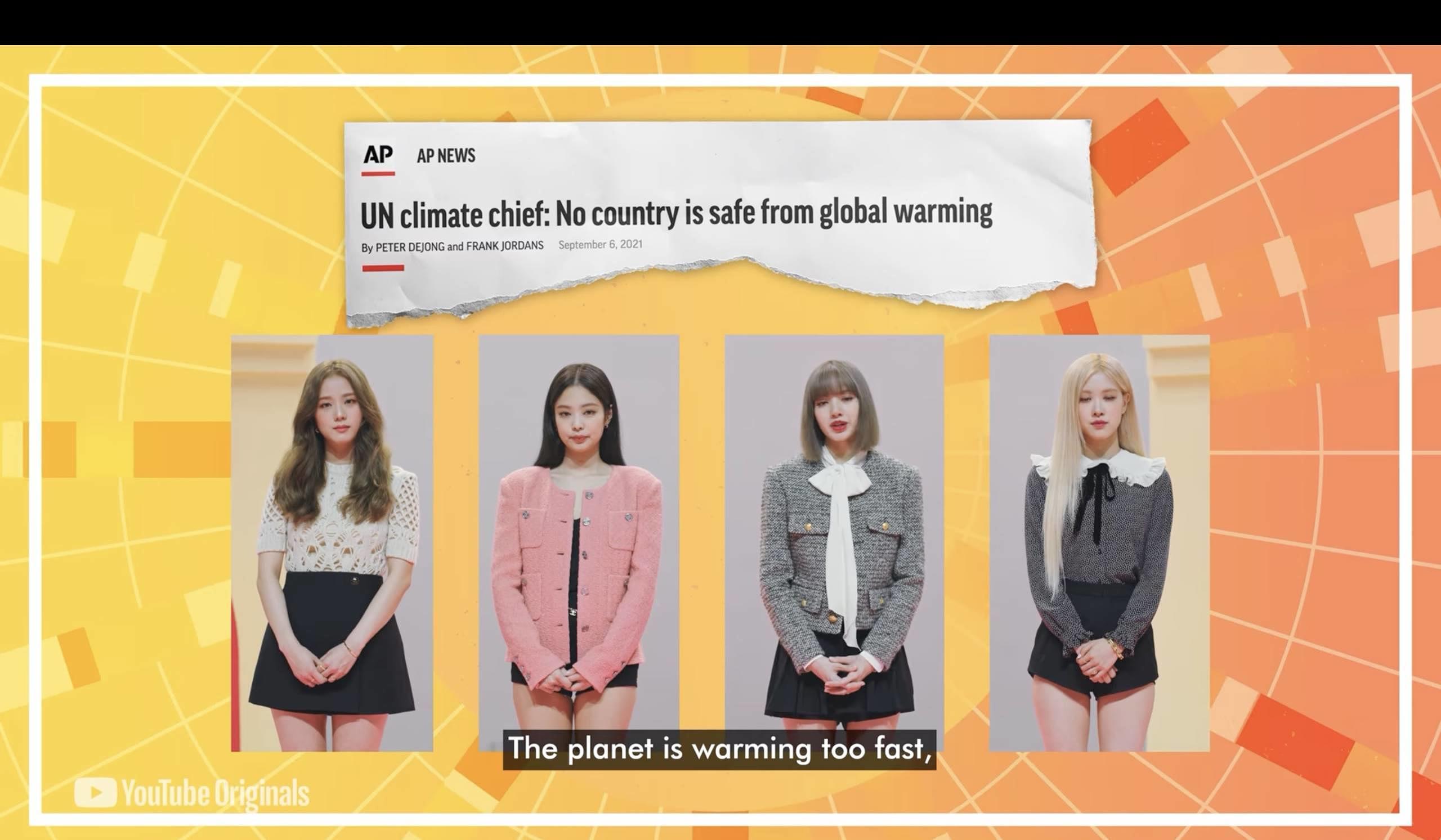 Blackpink für "Dear Earth"