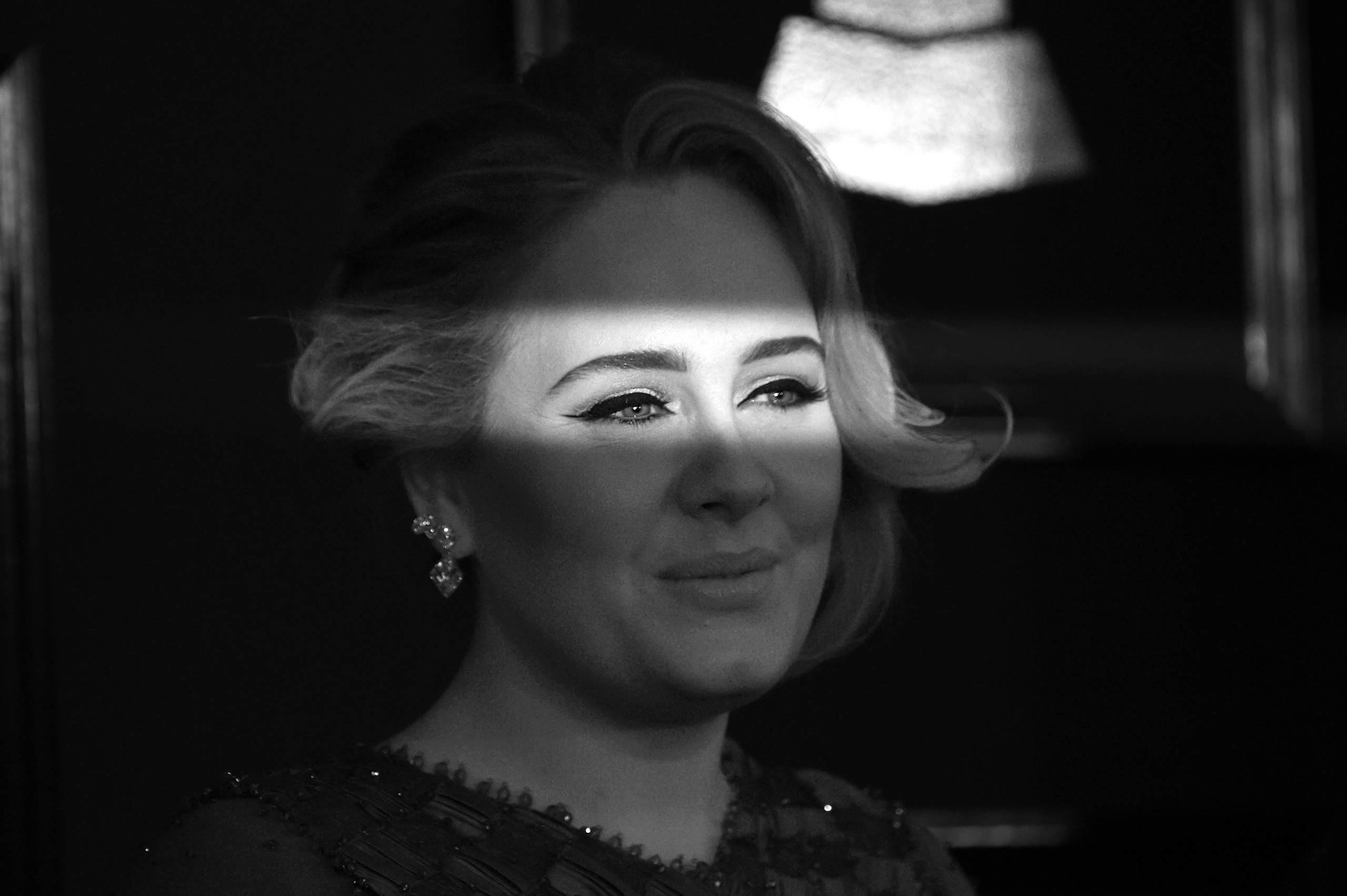 Adele am 12. Februar 2017 bei den Grammys. (Foto von Frazer Harrison/Getty Images)