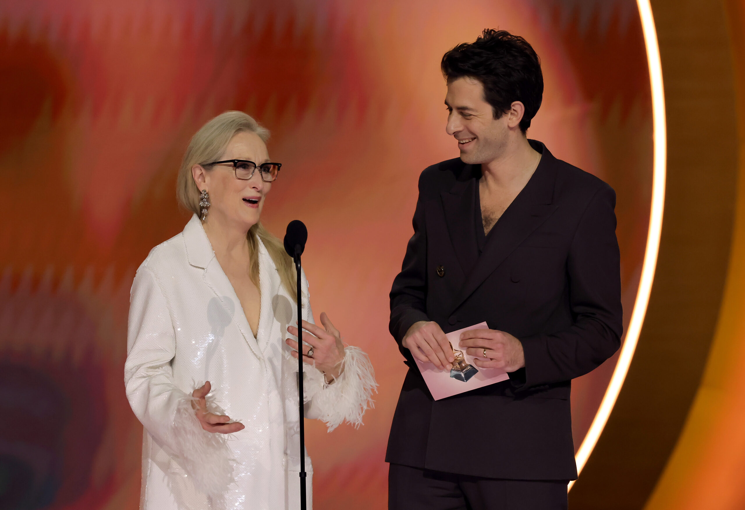 Meryl Streep und Mark Ronson bei den Grammys 2024