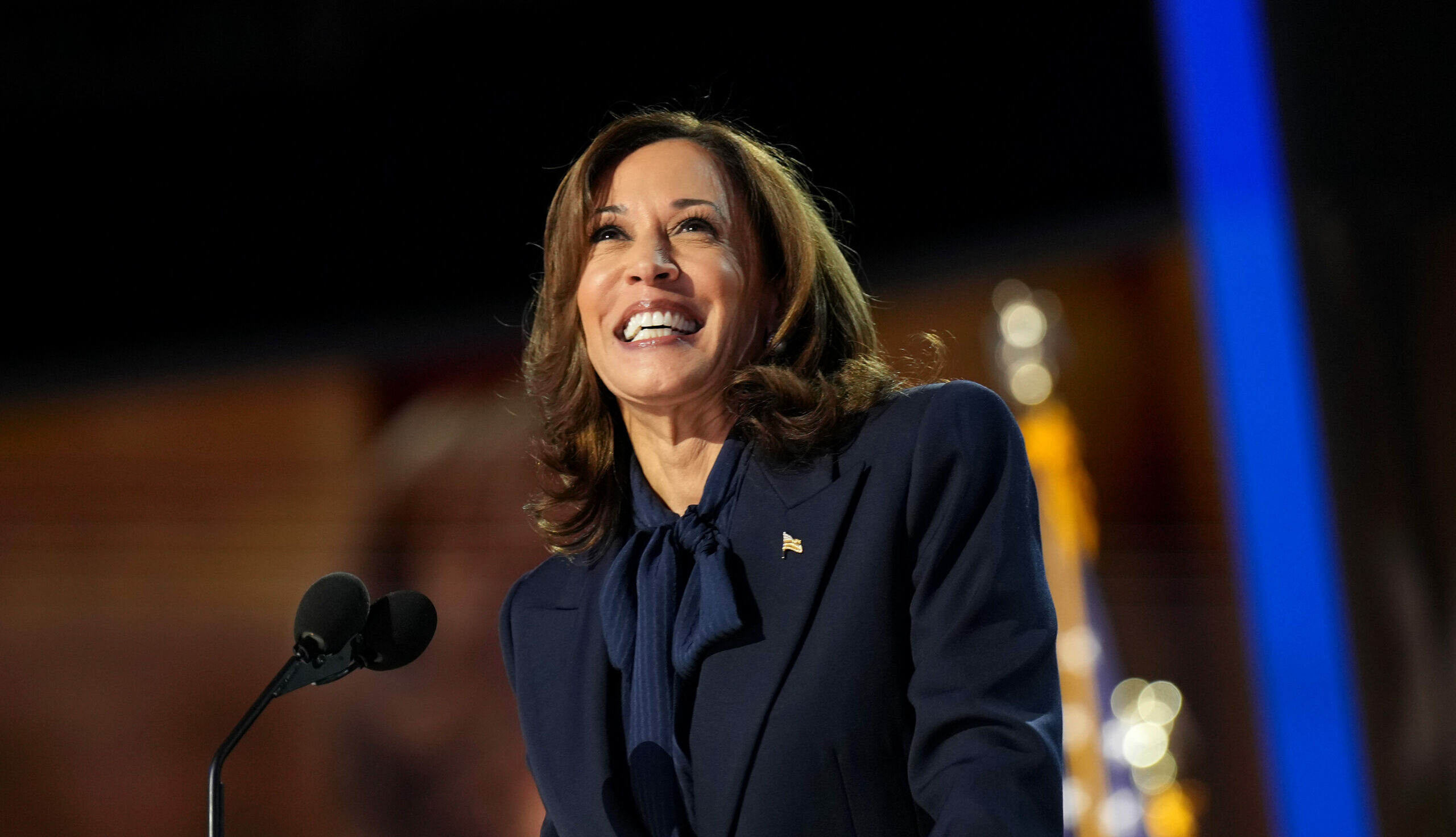 Kamala Harris beim Demokratischen Nationalkonvents in Chicago, Illinois