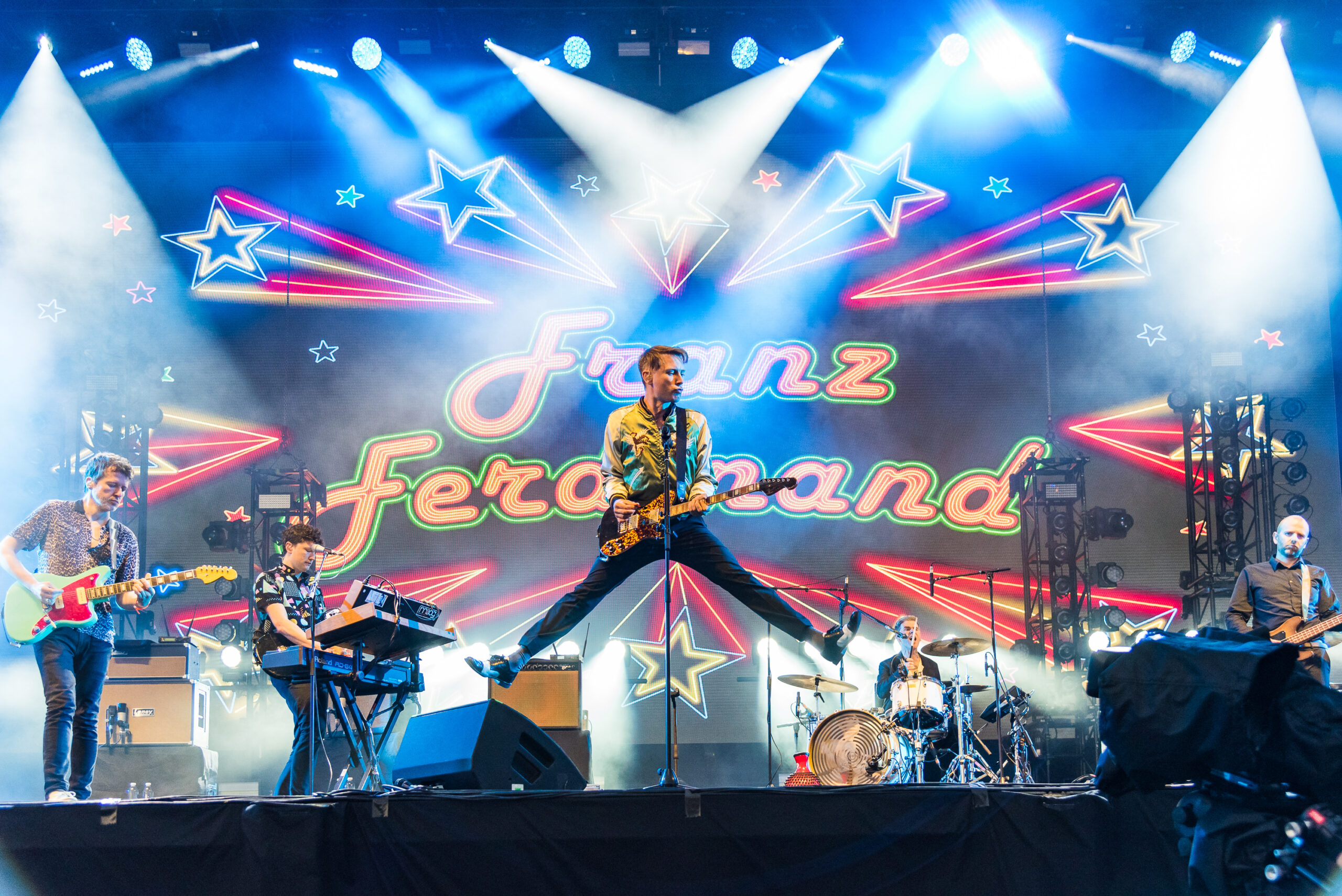 Alex Kapranos Frontmann von Franz Ferdinand live 2019