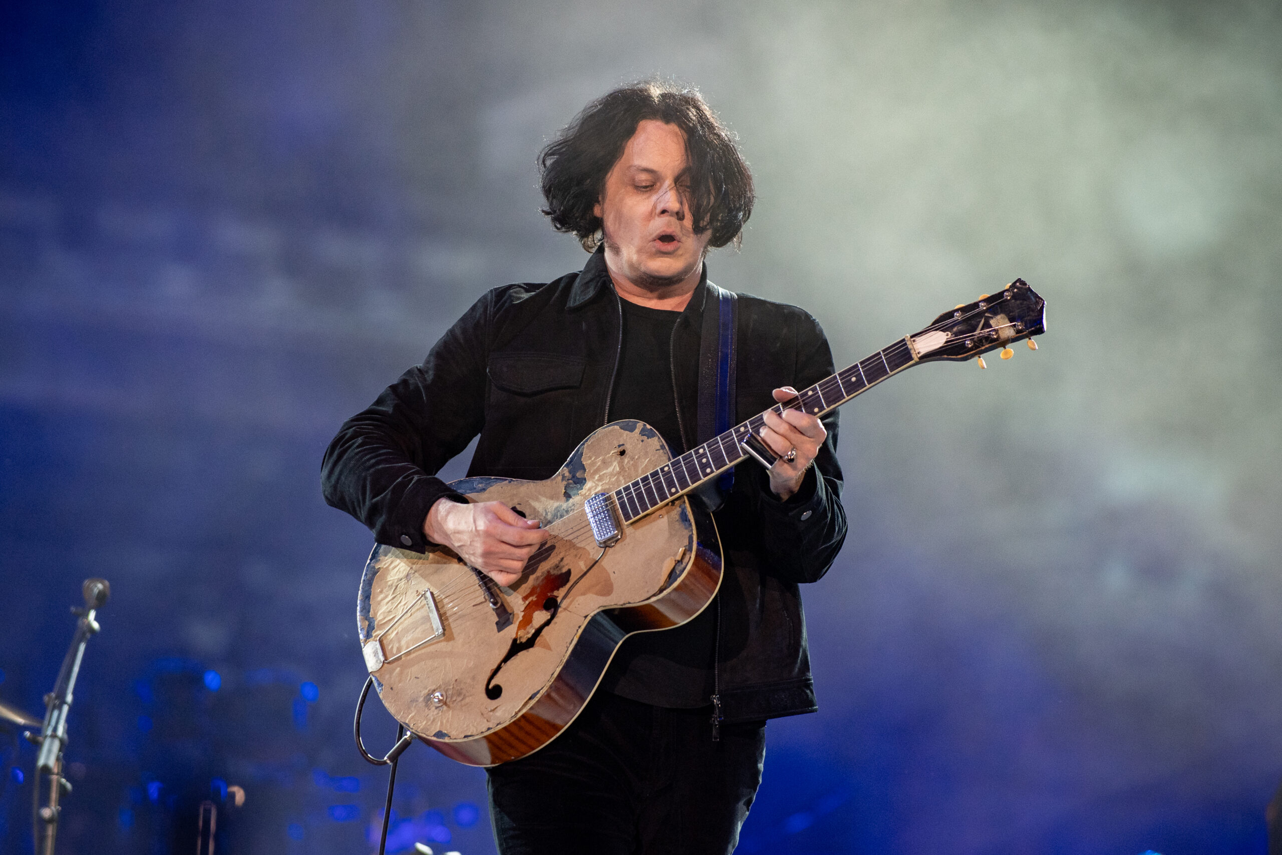 Jack White während eines Konzerts in seiner Heimatstadt Detroit am 6. Juni 2024