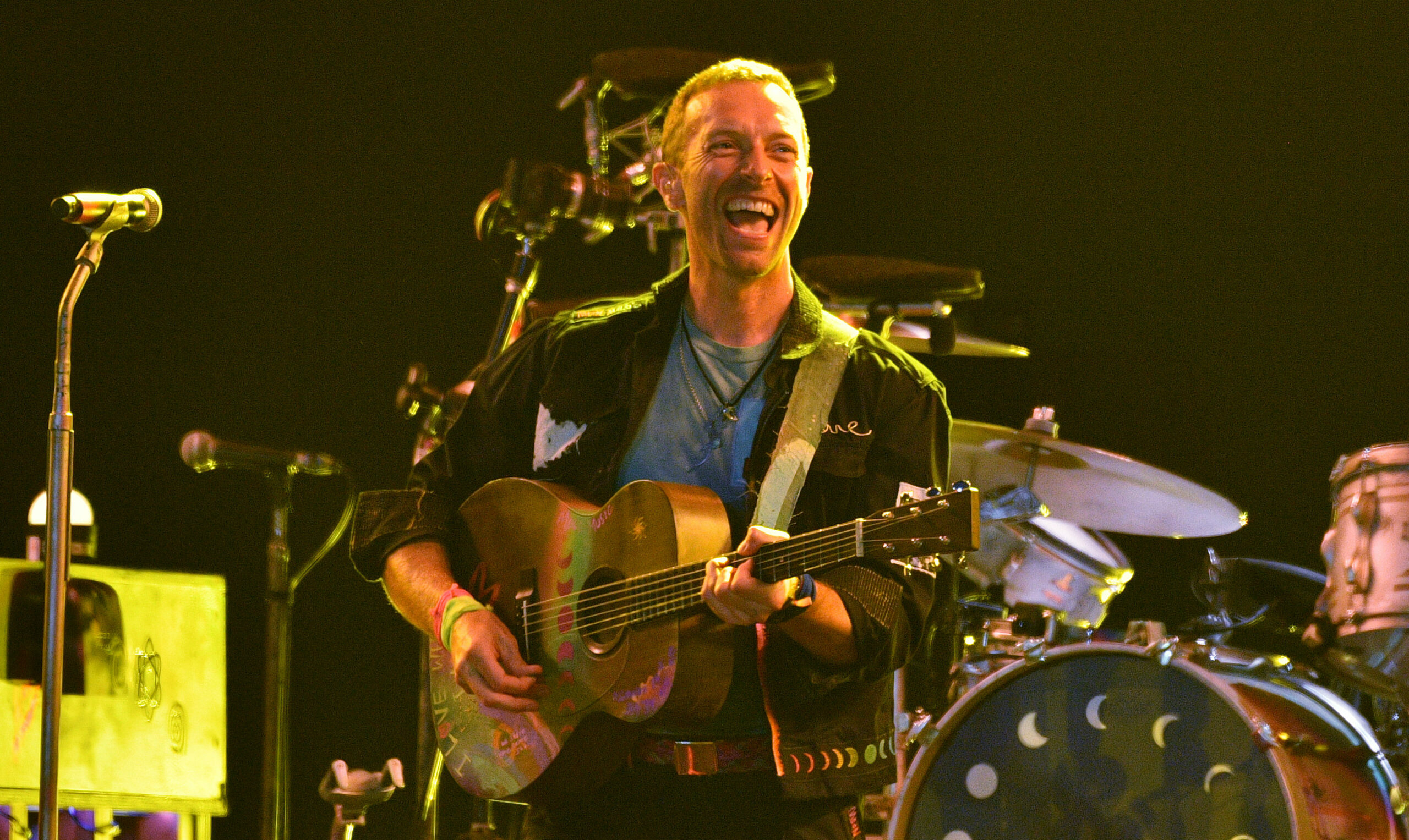 Coldplay-Frontmann Chris Martin live 2024