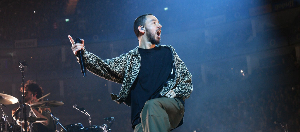 Mike Shinoda von Linkin Park bei seinem Auftritt während der „From Zero World Tour“ in der „O2 Arena“ am 24. September 2024