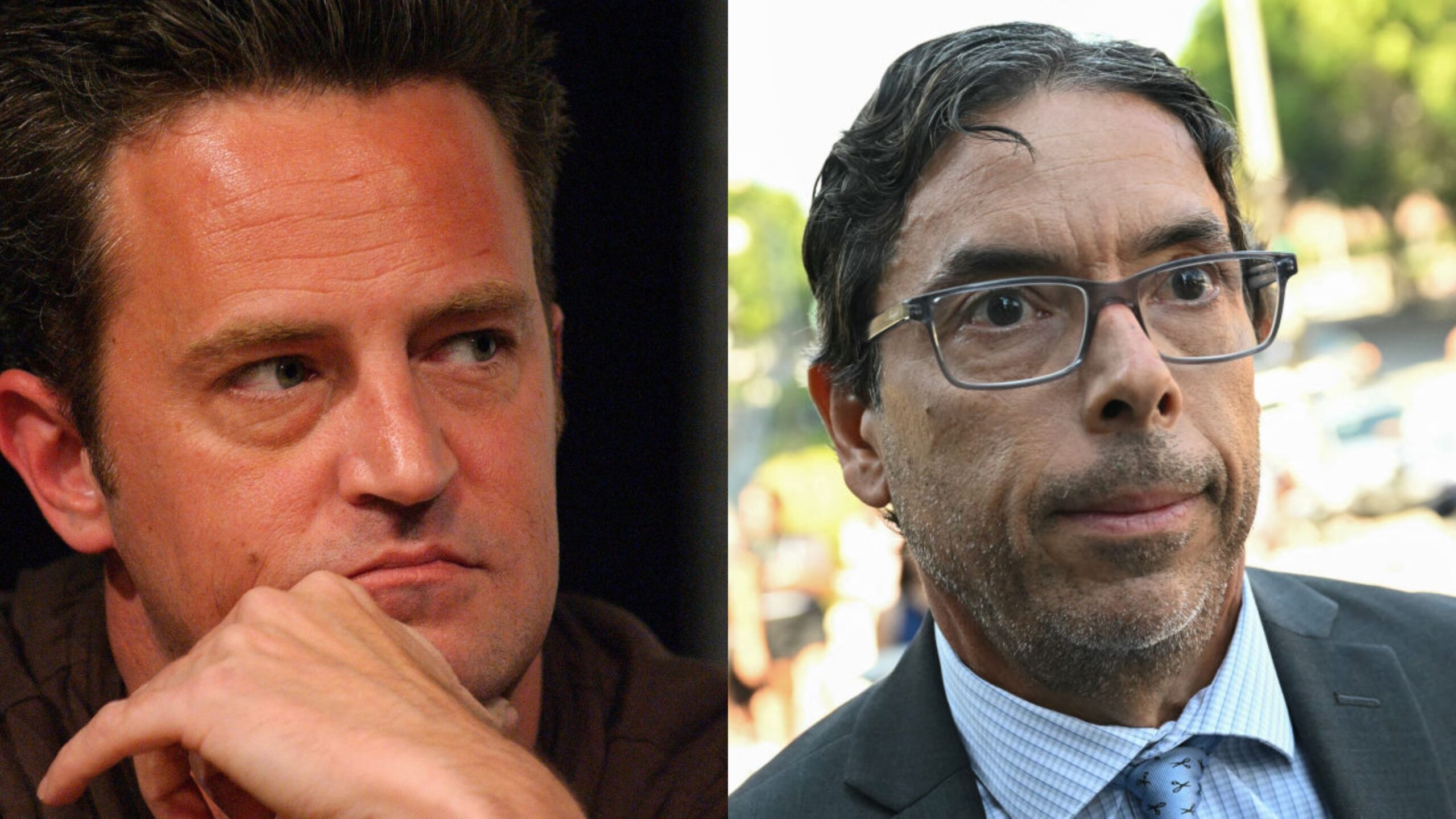 Mathew Perry (l.); Mark Chavez (r.)