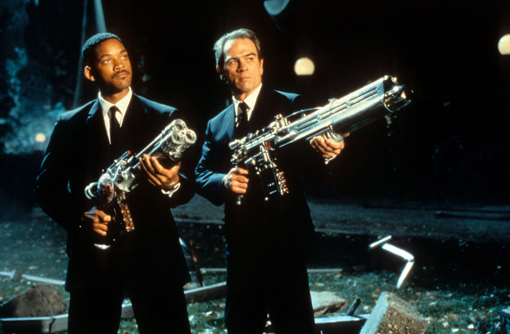 Will Smith und Tommy Lee Jones in einer Szene „Men In Black“