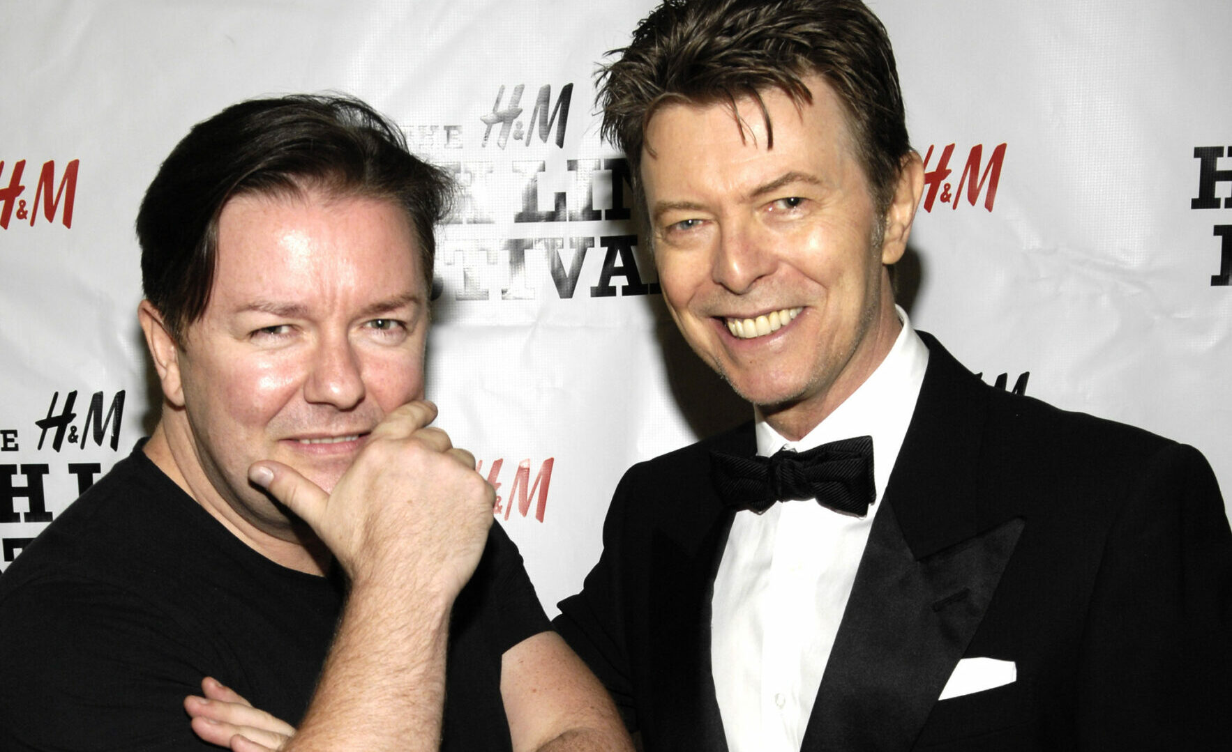 Ricky Gervais und David Bowie