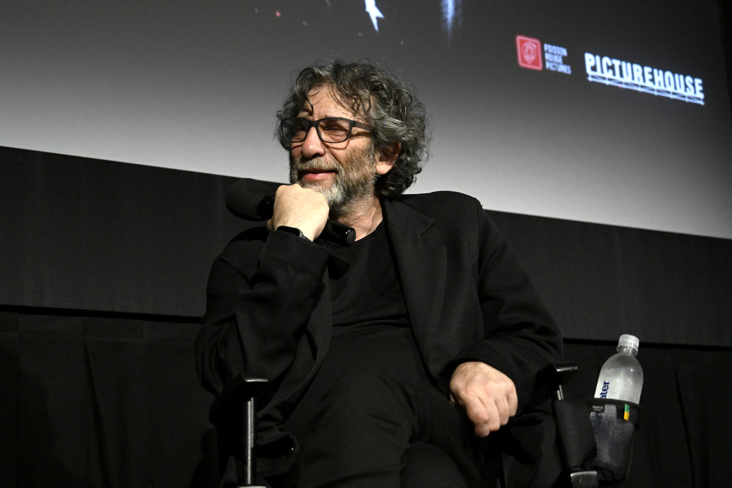 Neil Gaiman bei der Veranstaltung "Frank Miller: American Genius" am 6. Juni 2024 in New York